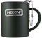 HEECN® Campingbecher - Doppelwandiger Edelstahlbecher für Heißgetränke mit Deckel - Armeegrün - Rucksackreisen – Trekking – Wandern - HESS-038BG 300ml Mit Drehbarem Trinkdeckel