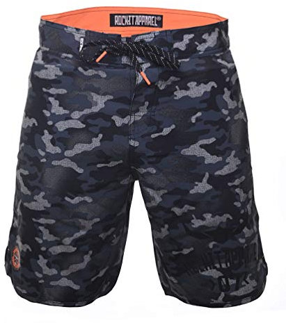 ROCK-IT Apparel I Bañadores con Camuflaje para Hombres I Bañador Hombre Secado Rápido I Bolsillos [TallasS-3XL] Boardshort para Playa, Piscina o Charco I XL Gris Camuflaje