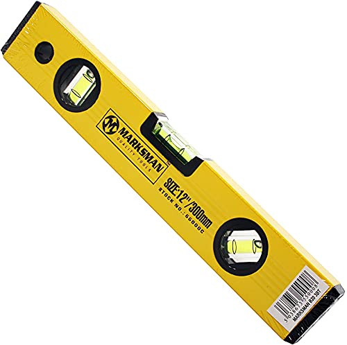 12 Alloy Spirit Level with Curved Lines - 1.2mm Thickness 300mm Long