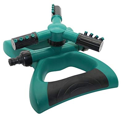 Gartenarbeit liefert Sprinkler Kunststoff-Pulse Rotating Sprinkler 360 Grad Einstellbare Sprayer mit Schmetterlings-Base-Garten-Rasen-Bewässerung-Sprenger 1 Stk