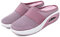 Eogrokerr Pantofole morbide per donne signore, sandali ortopedici a rete con cuscino d'aria, pantofole casual traspiranti, rosa, 39