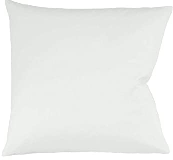 sleepling Satin Kissenbezug, Kissenhülle aus 100% seidig weicher Baumwolle, Bezug Kissen Kopfkissen, 60 Grad, Ökotex 100, Made in EU, 80 x 80 cm, weiß