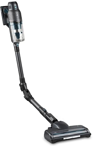 H.Koenig Aspirateur 2 en 1 sans Fil PowerFlex+ UPX26, Pliable, Autonome jusqu'à 40 Min, sans Sac, Léger, Ergonomique, 3 Puissances, 220 W, Bleu