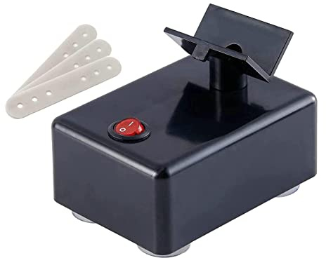 perfk Agitador de esmalte de uñas portátil Máquina de agitación Herramienta de agitación con 3 correas Se adapta a todas las formas de botella Mezclador