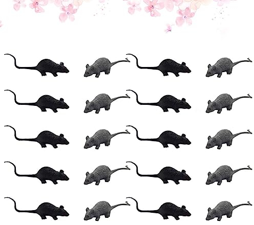 TOYANDONA 20st Halloween- äuse-Spielzeug Terror-plastikratte Gruselige Ratte Realistische Ratte Realistisches Streichspielzeug Simulationsmaus Lebensechte äusefiguren Mini Unheimlich