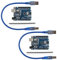 GERUI 2 x placa de microcontrolador con cable USB, A16U2 Compatible con proyectos Arduino IDE Cumple con RoHS incl. cable USB