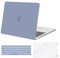 MOSISO Compatible with MacBook Pro 13 inch Case M2 M1 2025 2024 2023 2022-2016 Release A2338 A2289 A2251 A2159 A1989 A1706 A1708, Plastic Hard Shell Cover&Keyboard Skin&ScreenProtector, Lavender Gray