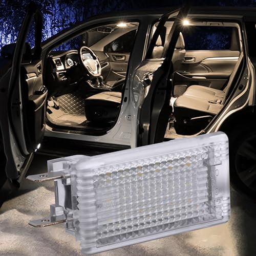 RECAMBO Led Einstiegsbeleuchtung Tür kompatibel mit AUDI A8 Typ D2 | 1994-2002 | CAN-Bus Fehlerfrei | SMD - Effizient - geringer Stromverbrauch | hohe Leuchtkraft | leichte Installation