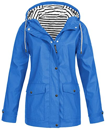 Hehiy Damen Steppmantel Lange Stepp-Jacke mit Kapuze Damen Softshelljacke Kurzmantel Mantel Mit GüRtel Damen Daunenmantel Damen Lang Puffer Jacke Damen Kurz Khaki üBergangsjacke Damen Herbst Schwarz