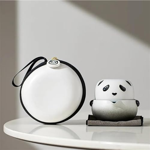 Tetera Juego De Té Creativo Lindo Panda Teaware Aire Libre Camping Portátil Viaje Kung Fu Té Elaboración Té Herramientas Una Sola Taza Té Conjuntos Teteras Juego De Té Con Tetera