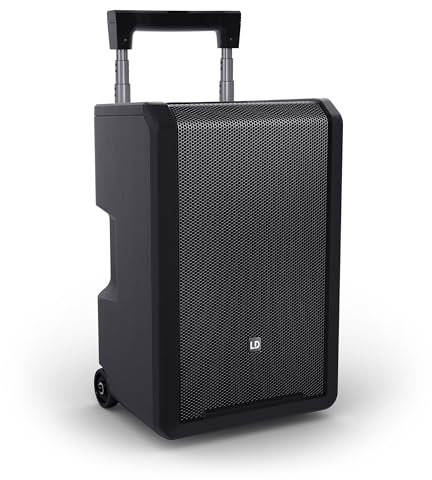 LD Systems ANNY 10 - mobiler PA-Lautsprecher mit Akku und Mixer, schwarz