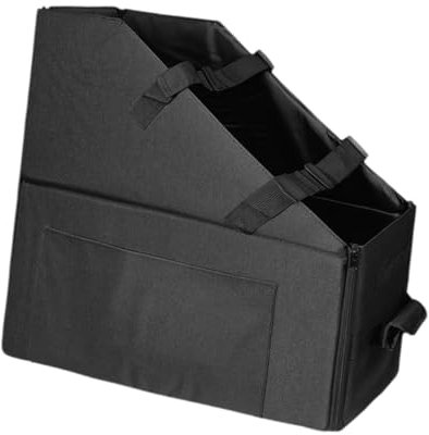 Perfeclan Folding Bike Storage Box, Bike Transport Case, Practical Protective Folding Bag with Strap, with Side Pocket, 2 Straps