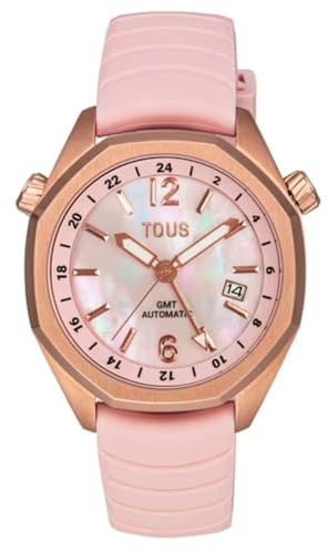 TOUS Watches Now Damen Uhr analog Automatik mit Silikon Armband 3000133800