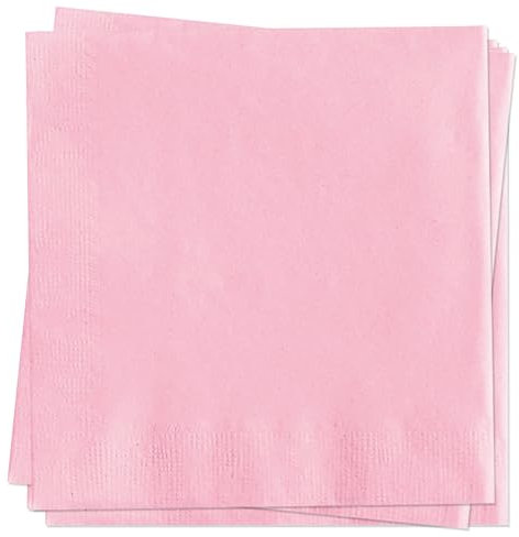 MORAINJAY 20 Pezzi Tovaglioli Carta per Feste,33x33cm Rose Tovaglioli Biodegradabile di Usa e Getta,Tinta Unita Rose Cocktail Napkins per Compleanno,Giardino,Ristorante e Matrimonio Decor