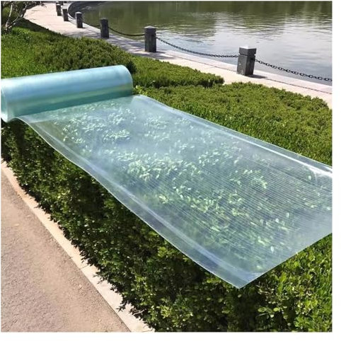 Piscine hors sol transparente pour le jardin - Réservoir d'eau temporaire avec design visible pour l'élevage et le soutien des poissons