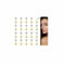 CASSIECA 20Pcs 16G Labret Piercing Jewellery 316L Surgical Steel Labret Studs with CZ Ball 3MM Tragus Earrings Helix Cartilage Nose Piercing Jewellery in Gold Vertical Labret 6mm