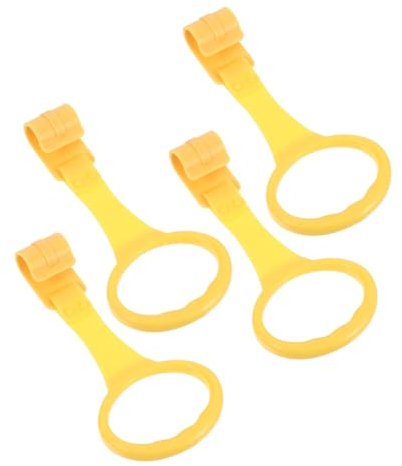 WATIIFUFU Babybett Zubehör 1 4stk Zaun Stehend Zugring Zubehör Für Neugeborene Greifring Für Babybett Spiel Kletterwände Für Kinder Kinderlaufstall Babybettring Tragbarer -zugring Plastik