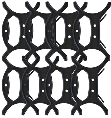 kesurpae 8pieces Christmas Light Storage Reel All Purpose Organizer ABS Christmas Tree Light Storage Reel Christmas Lights Winder