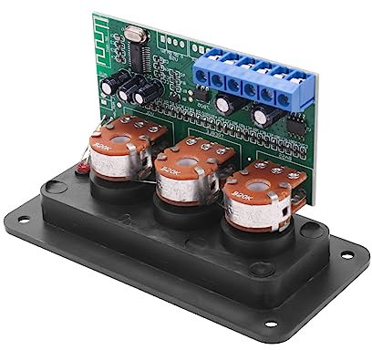 Feriany Bluetooth Amplifier Power Audio Board 20Wx2 Stereo Amp Sound Amplifiers AUX U Disk Decoder Treble Bass Adjustment