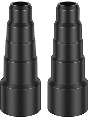 IXTIX Staubsauger Adapter 23/30/34/42/50mm Universal Adapter Set Weichem Gummi für Handwerker Heimwerker und Die Meisten Staubsauger (2 Pcs)