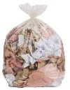 Babag 500 Sacs Poubelle 50L - Transparent, Haute Qualité, Idéal pour Tri Sélectif et Déchets Légers