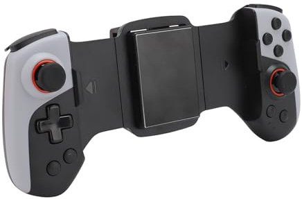 CHICIRIS Teleskopischer Kabelloser Gamepad-Controller, Leistungsstarke Kühlung für -PC, Verstellbare Klemme/Halterung, RGB-Lichteffekt, Anpassbare Einstellungen für Mobile Gamer