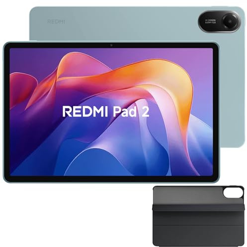 XIAOMI Redmi Pad 2 - Tablette avec Écran 11 2.5K 90Hz, 128GB + 4GB RAM, MediaTek G100-Ultra, Batterie 9000 mAh, Dolby Atmos, HyperOS (Vert, 4+128GB)