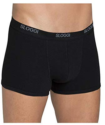 Sloggi Basic Short 2P, Boxer Uomo, Nero (Black), 5
