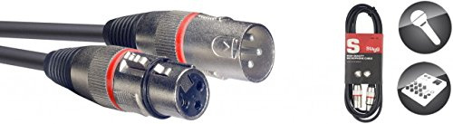 Stagg SMC6 RD Câble Microphone Rouge - 6m