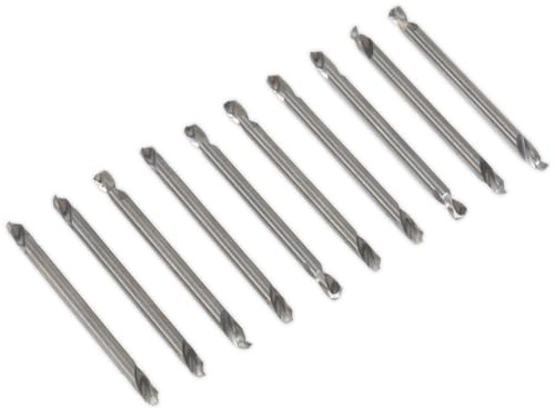 Sealey AK9910 10pc 1/8 Double End Drill Bit Set