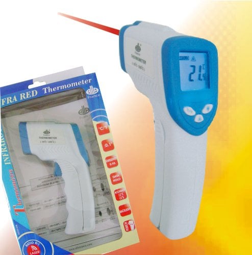 Thermomètre infra rouge -50°C à +280°C avec visée laser