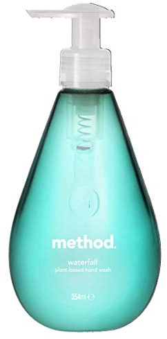 Method Handwäsche, Handseife, sanfte Handreinigungskraft, frischer Wasserfallduft, 1er Pack (1 x 354 ml)