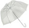 Susino Crystal Clear Dome Stockschirm, 90 cm, transparent, farblos, 90 cm, Stockschirm