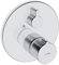 Hansa 88629045 Fertigmontageset / Wannen-Thermostat-Batterie | mit integrierter keramischer Mengenregulierung, schrom