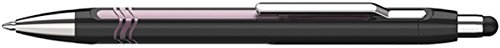 Schneider 138704 Epsilon Touch Druckkugelschreiber (Strichstärke XB, dokumentenechte Mine- Schreibfarbe: blau, inkl. Touchpen, Made in Germany) Schaftfarbe: schwarz-pink