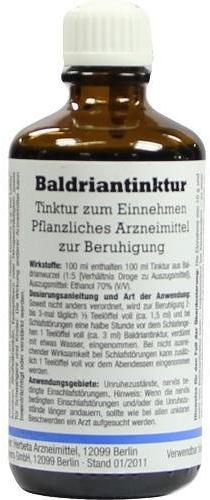 BALDRIANTINKTUR Herbeta DAB 8 100 ml