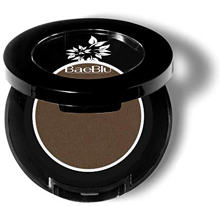 Organic Brow Powder, Natural Brow Tint for Filling & Defining, Deep Brown