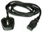 Televison Power Supply Cable Lead Cord with with 3 Pin Mains UK Plug replacement for Sony Bravia KDL-40W5100 KDL-40W5500 KDL-40Z4110 KDL-46XBR6 models LCD/LED TVs
