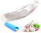 ToSSme Garlic Rocker Crusher Mincer Press Dishwasher Safe, Stainless Steel Garlic Crusher Press