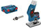 Bosch Professional 12V System Akku Kantenfräse GKF 12V-8 (inkl. Spannzange 8 mm, Maulschlüssel 17 mm, Kantenfräser, 9,5 x 25,4 mm, Abrundfräser, 3 mm, L-BOXX, ohne Akku/ Ladegerät)