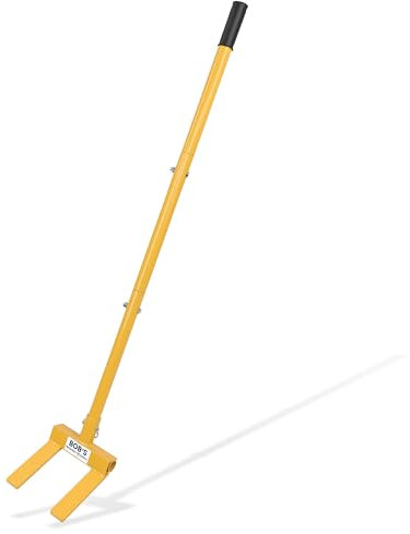 BISupply Pallet Buster Tool with Handle 3 Section 41in - Deck Wrecker Dismantler Wood Pallet Tool Breaker Pry Bar Puller