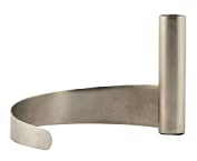 House Doctor, Kerzenständer, Ambur, Gunmetal-Grau, Eisen, l: 18 cm, h: 11 cm, Dia: 10 cm