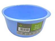 ECO Unbreakable Reusable Colourful Plastic Bowls Set of 4 Shatterproof 100% Food Safe Perfect for Camping, Indoor, Outdoor and Picnic(Blue, Baby 400ML)