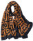 FINIZO Damen Schals Lady Light Soft Fashion Solid Scarf Wrap Schal für alle Jahreszeiten, 01 Plaid Schwarz Braun, Einheitsgröße