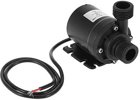 Pompa 12V DC, Pompa sommersa Motore da 800L / H, Pompa Immersione basso consumo energetico Pompa da campo per acquario, piscina e giardino