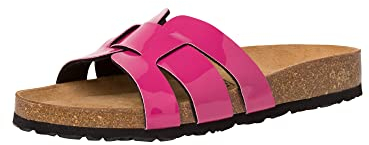 Tamaris Damen 1-1-27405-20 Flache Sandale, PINK PATENT, 41 EU