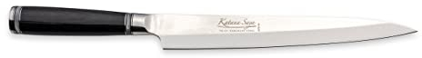 Katana Saya 24cm Sashimi Knife, 67-Layer VG-10 Damascus Stainless Steel, Pakkawood Handle, Silver