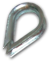 Verzinkte Seile, 14 mm, Außenmaß 71 x 50 mm