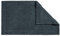 Erwin Müller Badematte, Badteppich Uni Serie Stuttgart anthrazit Größe 70x120 cm - extra dick, hohe Saugfähigkeit, 100% Baumwolle