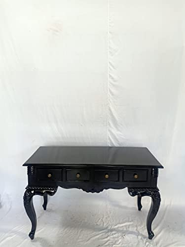 Kunibert Sekretär Barock Louis Seize Renaissance Farbe: schwarz Schreibtisch Schminktisch Länge120xHöhe75xBreite49cm Nr.11